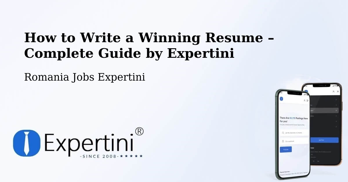 Resume Writing Guide for Job Seekers – Urși - Urși, Romania Jobs Expertini